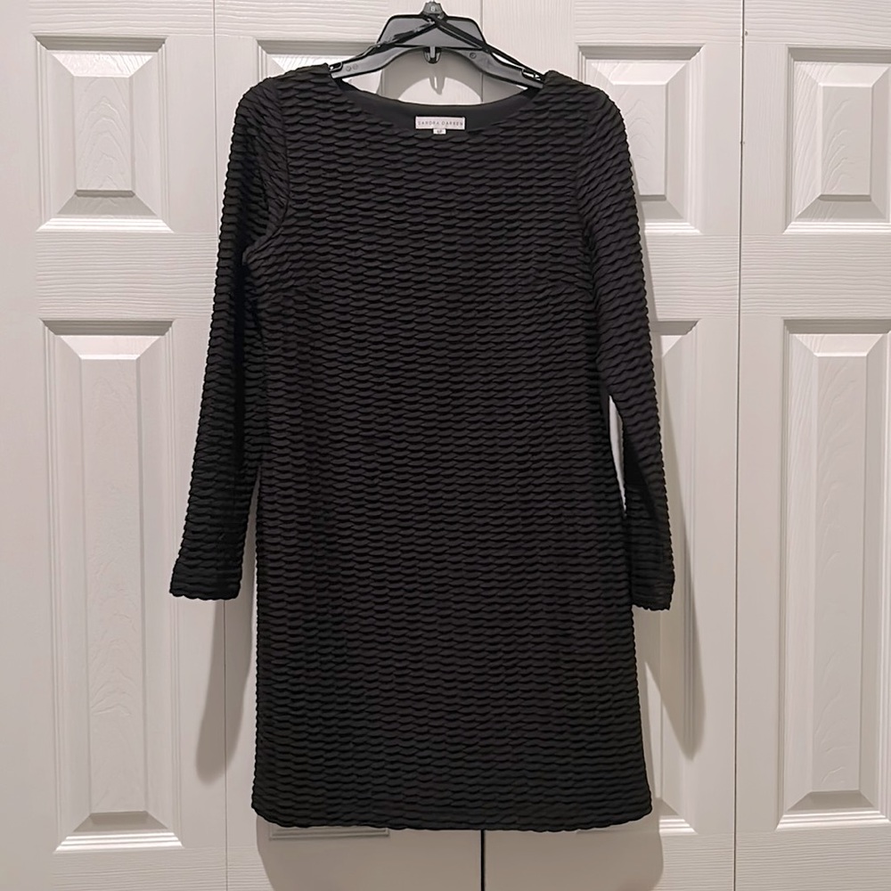 Black pattered dress